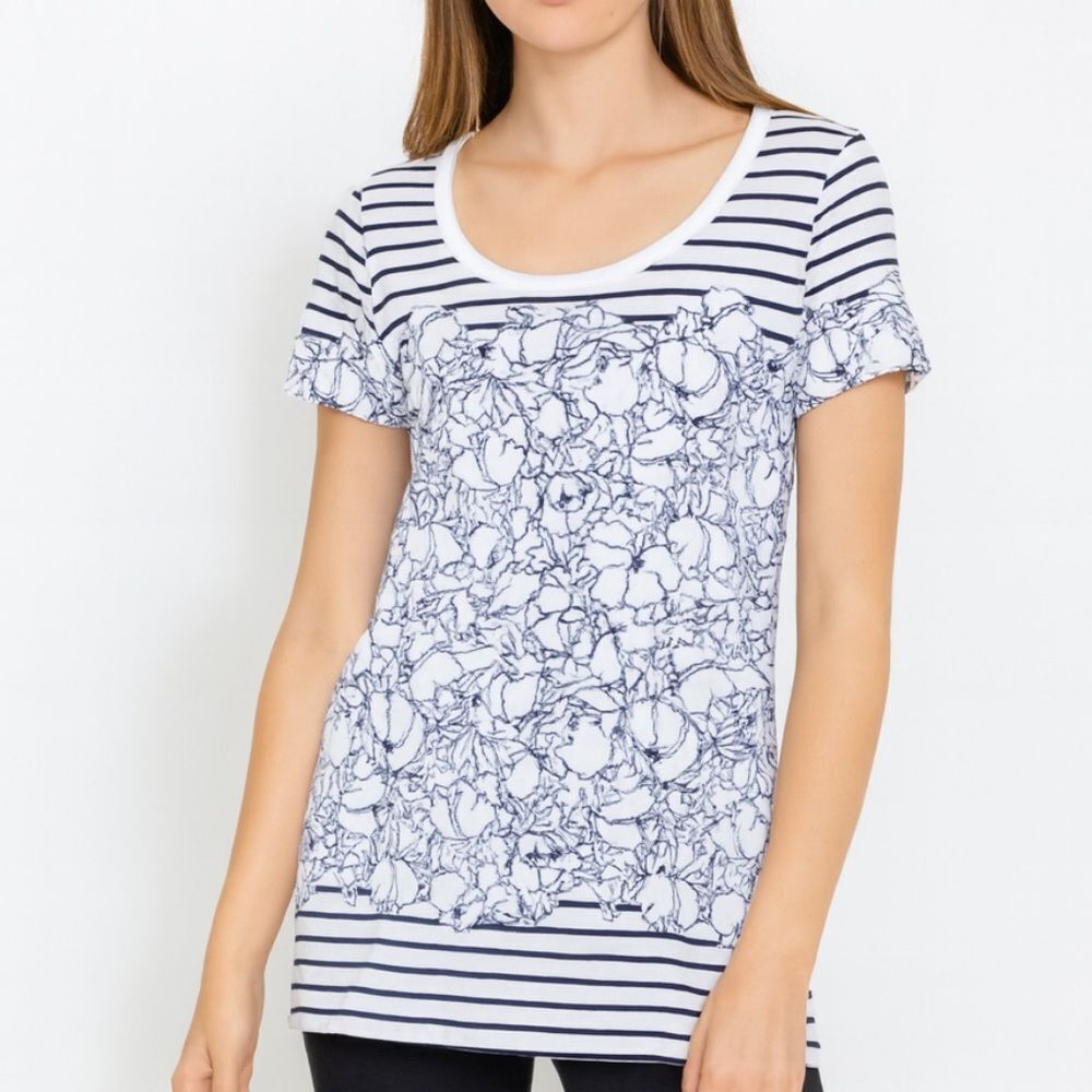 Tory Burch Printed Tee Shirt Women’s Small
